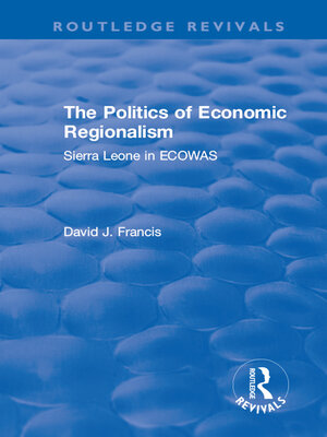 cover image of The Politics of Economic Regionalism